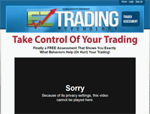 Tablet Screenshot of eztradingpsychology.com